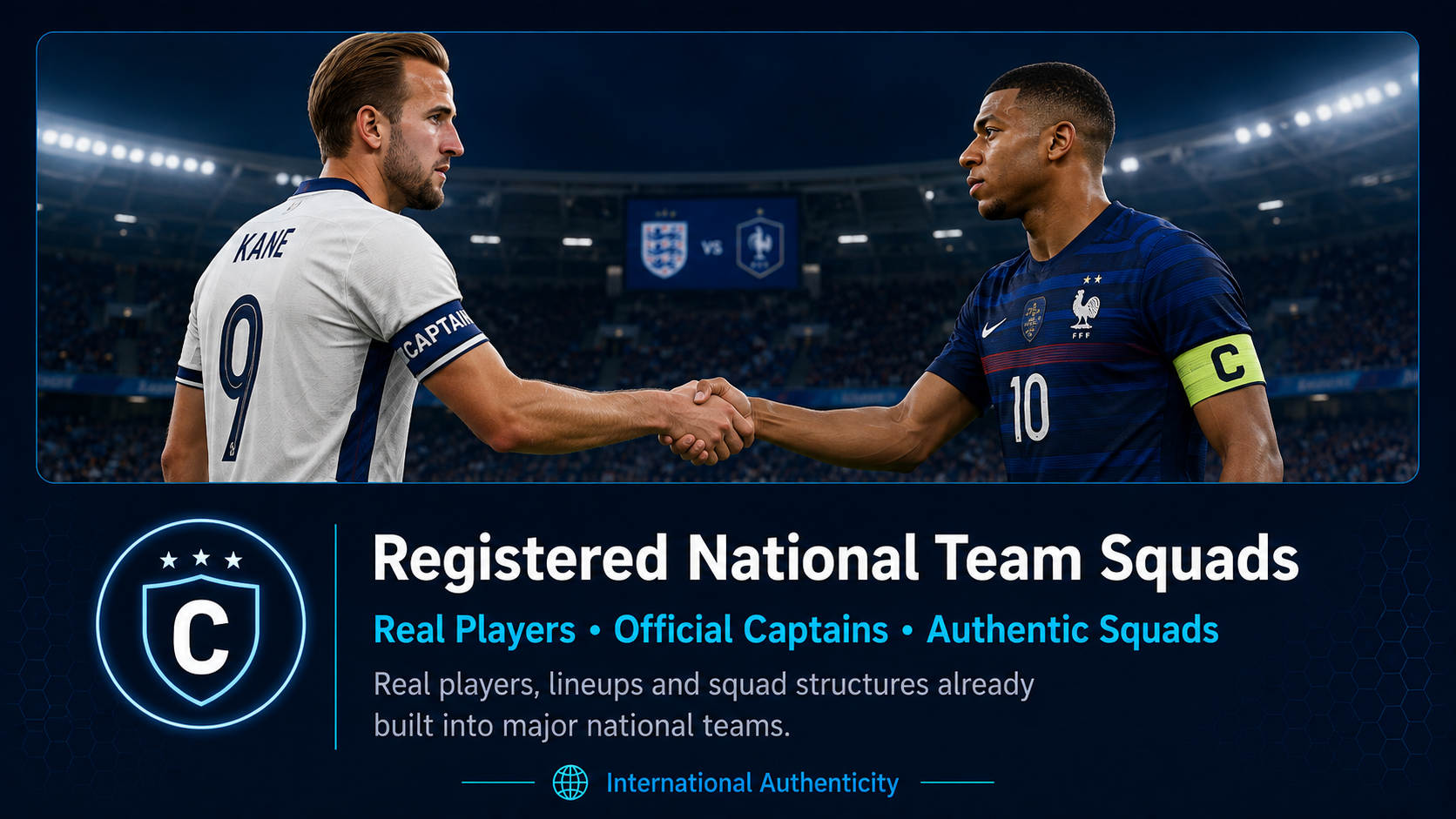 Registered national teams